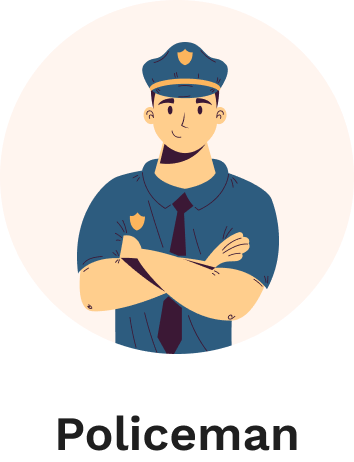 Fake Call AI app policeman